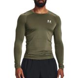 Under Armour HeatGear Compressie T-shirt met lange mouwen en ronde hals voor heren
