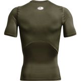 Under Armour UA HG Heatgear Armour compressie Short Sleeve Heren Sportshirt - Groen