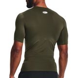 Under Armour UA HG Heatgear Armour compressie Short Sleeve Heren Sportshirt - Groen