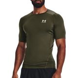 Under Armour UA HG Heatgear Armour compressie Short Sleeve Heren Sportshirt - Groen