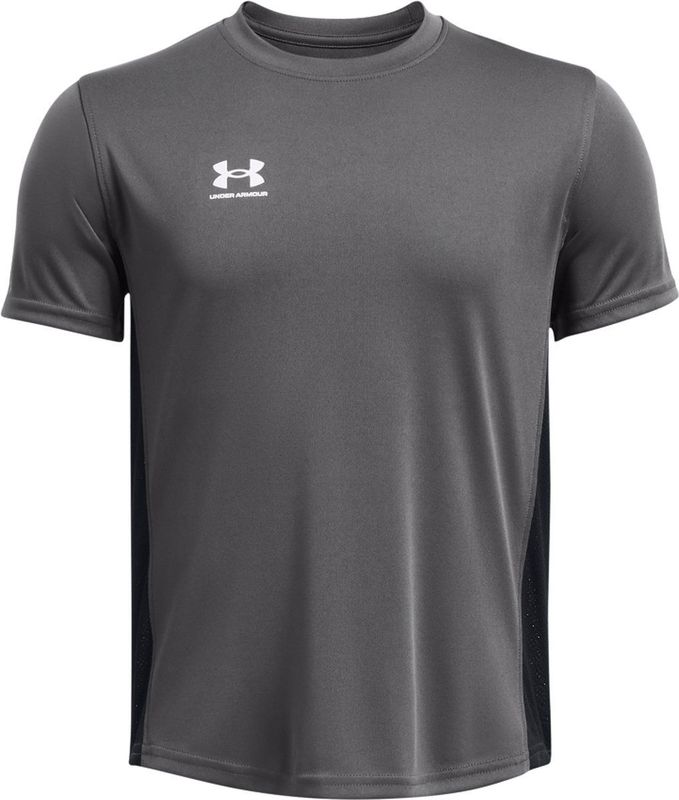 Under Armour - CHALLENGER - T-shirt - Castlerock/White - 100% Polyester