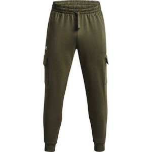 Under Armour Rival Fleece Cargo Joggers Joggingbroek Heren Donkergroen