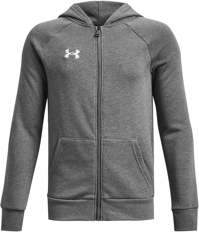 Under Armour UA Rival Fleece FZ Hoodie Jongens Vest - Grijs