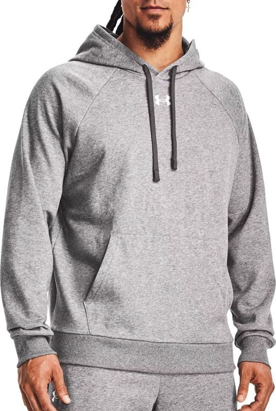 Under Armour Rival Hoody Herren in dunkelgrau, Größe: M