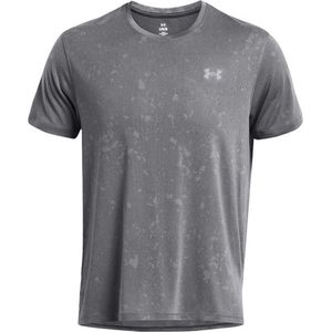 Under armour launch splatter ss in de kleur grijs