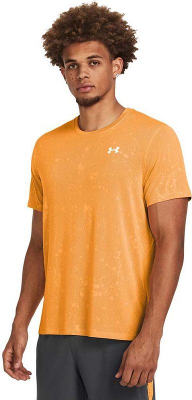 Under Armour Launch T-shirt Met Korte Mouwen Geel M Man