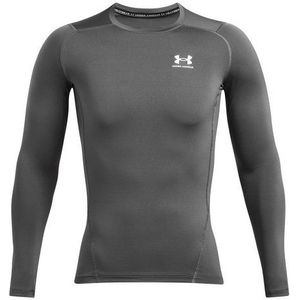 Under Armour HeatGear T-shirt Grijs - Lange Mouwen - Sportief
