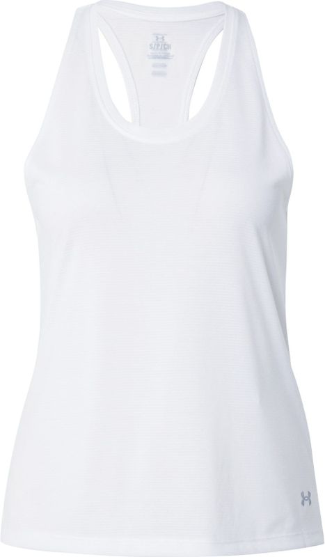 Under Armour Streaker Singlet Lauftop Damen - Weiß, Größe L