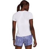 Under Armour UA Launch T-shirt met korte mouwen voor dames, Wit.