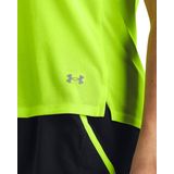 Under Armour UA Launch Shortsleeve Dames Sportshirt - Geel