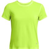 Under Armour UA Launch Shortsleeve Dames Sportshirt - Geel