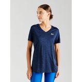 Under Armour - Tech V-neck Twist T-shirt - Blauw - UA Tech™-materiaal