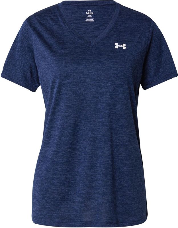 Under Armour - Tech V-neck Twist T-shirt - Blauw - UA Tech™-materiaal