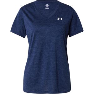 Under Armour - Tech V-neck Twist T-shirt - Blauw - UA Tech™-materiaal