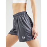 Under Armour - UA W's Ch. Gebreide Shorts - Castlerock - Wit