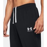 Under Armour - UA M's Ch. Pique Broek - Zwart/Wit - Katoen