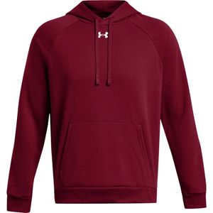 Under armour rival fleece hoodie in de kleur rood