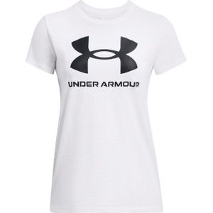 Under Armour - Ua Rival Logo Ss - Sportshirt - Wit - 100% Polyester