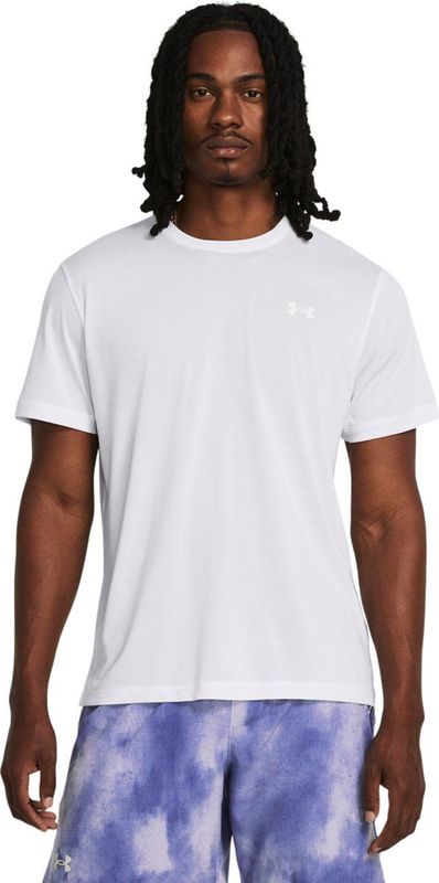 Under Armour - UA LAUNCH SHORTSLEEVE - T-shirt - White