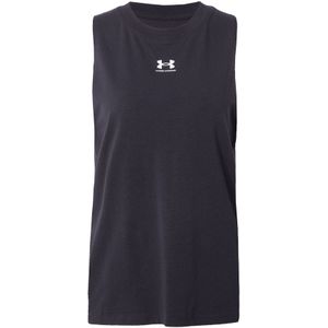 Under Armour - T-Shirt - Zwart - Katoenmix - Licht en Sneldrogend