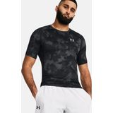 Under Armour Heatgear Printed compressieshirt heren zwart