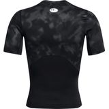 Under Armour Heatgear Printed compressieshirt heren zwart