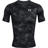 Under Armour Heatgear Printed compressieshirt heren zwart