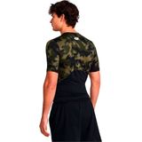 Under Armour Heatgear Printed Compressieshirt Heren Groen dessin