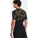 Under Armour Heatgear Printed Compressieshirt Heren Groen dessin