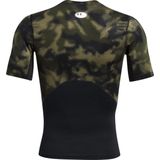 Under Armour Heatgear Printed Compressieshirt Heren Groen dessin