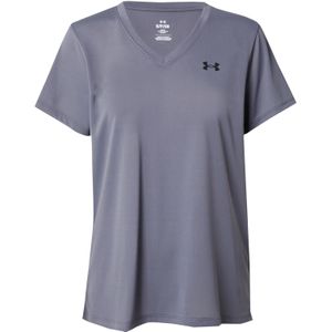 Under Armour Tech SSV- Solid Dames Sportshirt - Grijs
