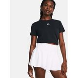 Under Armour Rival Core Short Sleeve sportshirt dames zwart
