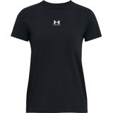 Under Armour Rival Core Short Sleeve sportshirt dames zwart