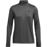 Under Armour Tech Zip- Solid Dames Sportshirt - Grijs