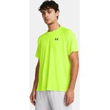 Under Armour - Tech - Heren T-shirt - Geel - Poly Jersey