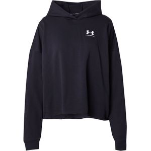 Under Armour - Hoodie Rival - Zwart - Katoen/Polyester - Sportief