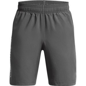 Under Armour Jongens UA Tech Geweven Shorts - Castlerock / Wit