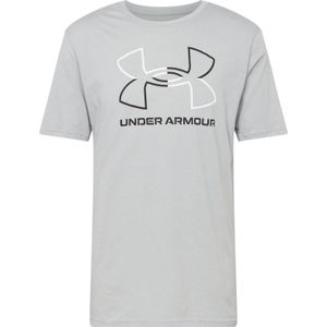 T-shirt - Grijs - Logoprint - Ronde Hals - Korte Mouwen