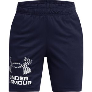 Under Armour UA Tech Logo Shorts Jongens Sportbroek - Blauw