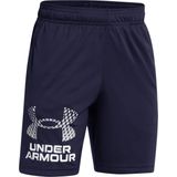 Under Armour UA Tech Logo Shorts Jongens Sportbroek - Blauw
