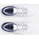 Under Armour Dames Charged Breathe 2 SL-White/Navy/Celeste