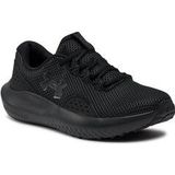 Under Armour Charged Surge 4 - Hardloopschoenen - Zwart - Mesh/Synthetisch - Ademend Bovenwerk