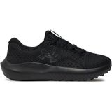 Under Armour Charged Surge 4 - Hardloopschoenen - Zwart - Mesh/Synthetisch - Ademend Bovenwerk
