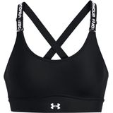Under Armour - Infinity Mid 2.0 - Sport BH - Zwart - Ademend en Sneldrogend Materiaal