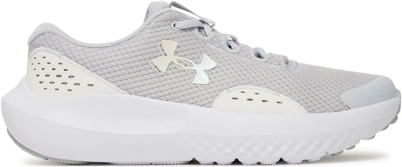 Under Armour - Surge 4 - Hardloopschoenen - Lichtgrijs - Mesh - Synthetisch