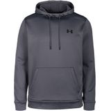 Under Armour - Fleece Hoodie - Grijs Zwart - 100% Polyester