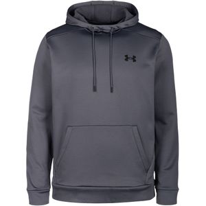 Under Armour - Fleece Hoodie - Grijs Zwart - 100% Polyester