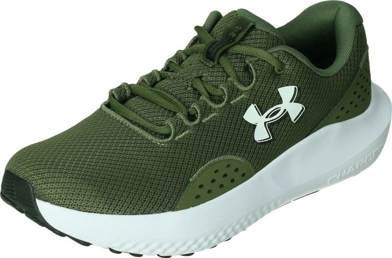 Under Armour Charged Surge hardloopschoenen olijfgroen/wit
