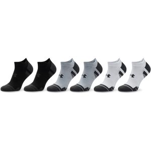 Under Armour - Performance Tech - Sportsokken - Wit Grijs Zwart