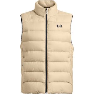 Under Armour - Legend Down Bodywarmer - Beige Zwart - Donsvoering